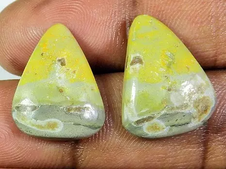 15X20MM натуральный яшма шмель пара кабошонов груша драгоценный камень россыпью 18 карат. ПП-1287