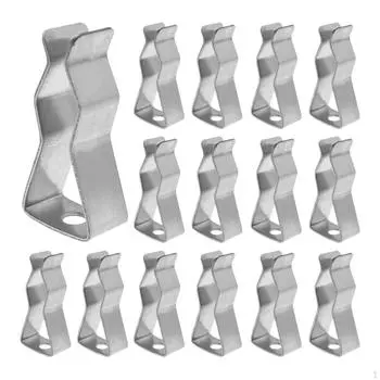 15x кронштейн для основания лампы, хомуты для труб, монтажные аксессуары, фиксированный зажим, светодиодные лампы, клипсы, инфракрасное отопление