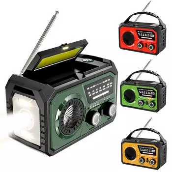 16000 мАч аварийное AM/FM/WB радио многофункциональное портативное солнечное ручное радио с фонариком солнечная сигнализация SOS для кемпинга красный