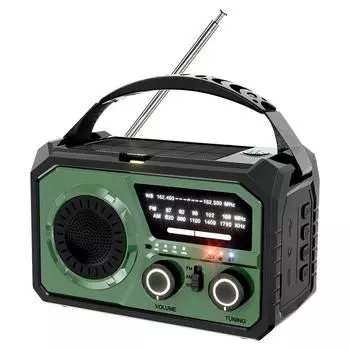 16000 мАч ручное радио с BT светодиодным фонариком внешний аккумулятор SOS сигнализация солнечное радио AM/FM портативное радио для экстренной помощи при урагане красный