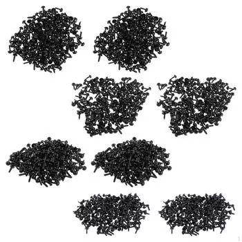 1600x кукольных глаз, для изготовления плюшевых медведей, мягкая игрушка для валяния, 3 мм, 4 мм, 5 мм, 6 мм