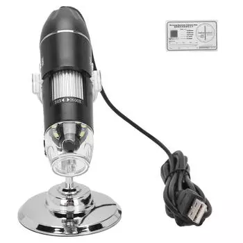 1600X USB цифровой микроскоп регулируемый 8LED портативный электронный микроскоп с подставкой