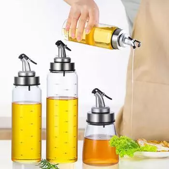 160/200/300/500 мл бутылка для приготовления приправ, диспенсер для соуса, стеклянные бутылки для хранения масла и уксуса, креативные кухонные инструменты, аксессуары 160ML