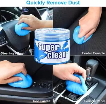 160 г гель для чистки автомобиля многофункциональный вентиляционный выход приборная панель ноутбук магический инструмент для чистки мытья грязи и пыли удаление грязи чистить