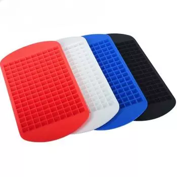 160 сетка мини-силиконовый лоток для льда кубики льда складная форма для льда прерыватель сетки лоток маленькая квадратная форма для изготовления силиконовых форм белый