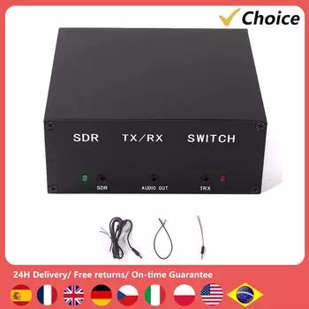 160 МГц 100 Вт Антенный разделитель SDR Трансивер TR Переключатель Коробочное устройство из алюминиевого сплава чёрный