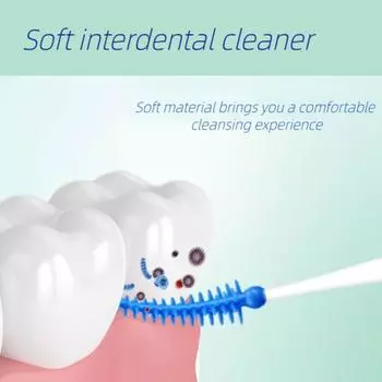 160 шт. 1-4 мм межзубные щетки многоразовые зубные щетки инструменты для чистки полости рта межзубные чистки оранжевый