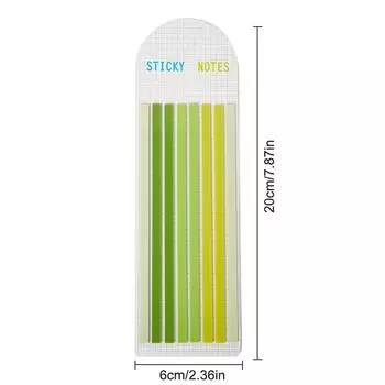 160 шт. цвет миндального печенья длинные липкие заметки прозрачные вкладки-флаги наклейки чрезвычайно 2