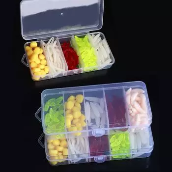 160 шт. Имитация дождевого червя, личинка, мягкая силиконовая искусственная рыболовная приманка, кукурузная приманка 160pcs-A