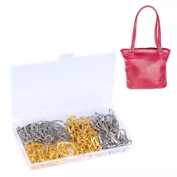 160 шт. карабинов, карабинов, брелоков с цепочкой, соединительных колец для изготовления рюкзаков, сумок, кошельков