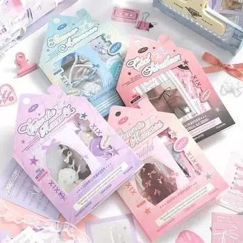 160 шт./компл. Милые кружевные балетные скрапбук-наклейки для журнала, модные наклейки для самостоятельного декора, багажа, ноутбука, симпатичные наклейки для упаковки