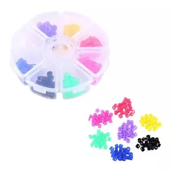 160 шт./кор. стоматологический цветовой код кольца идентификационный круг ортодонтический инструмент стоматологический материал для ухода за полостью рта автоклавируемый