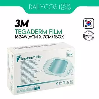 1626W Tegaderm Прозрачная повязка 4 X 4 3/4 - Коробка 50 шт.