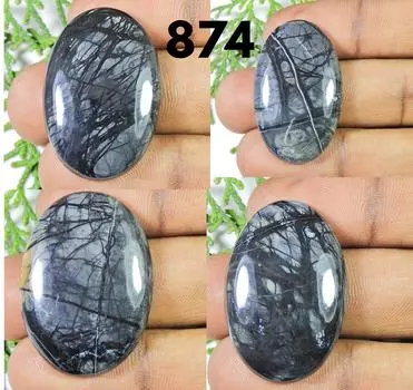 162Cts. AAA натуральный Пикассо Яшма 4 шт овальный кристалл россыпью драгоценный камень 33-35 мм RQ-874