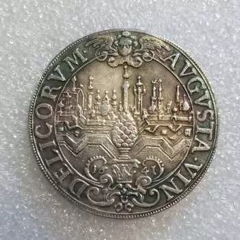 1641 Немецкие памятные коллекционные сувениры серебряные монеты разноцветный