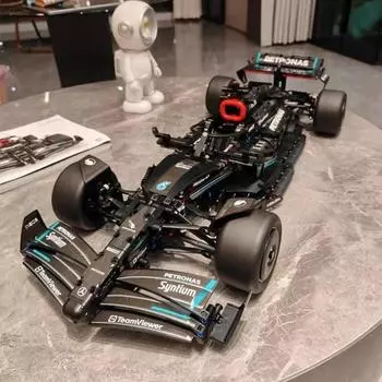 1642 шт. Новые технические F1 W14 E Performance Скоростной гоночный автомобиль Строительные блоки Кирпич Совместимый MOC Модель автомобиля Транспортное средство DIY Игрушка Подарки no original box