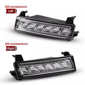 1649060251 1649060151 DRL для Mercedes Benz W164 X164 X204 ML350 ML450 GL450 GLK350 2009 - 2013 светодиодные дневные ходовые огни