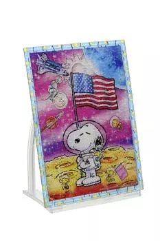 165 Piece Jigsaw Puzzle Crystal Puzzle Snoopy Moon Landing Puzzle (Jigsaw Type)