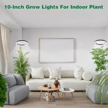 165 см регулируемая высота светодиодного кольца Grow Lights комнатные растения полный спектр большой растительный свет для комнатных растений USB лампа для выращивания