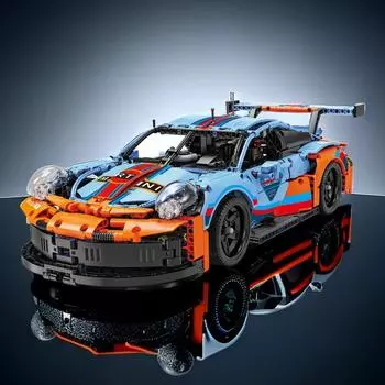 1680PCS Технический 1:10 RSR Sports Car Bricks Car Building Blocks Pickup Vehicle Assemble Bricks Mode DIY Toys Gifts For Boy Kid NO BOX