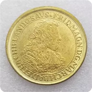 1681 Немецкие памятные коллекционные сувениры серебряные монеты разноцветный