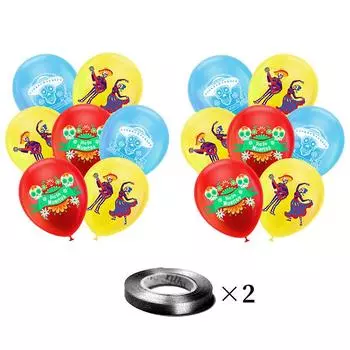 16/14 шт. мексиканские латексные шары в честь Дня мертвых, украшение в виде черепа на День смерти, шары для вечеринки на Хэллоуин, 12 дюймов 12INCH