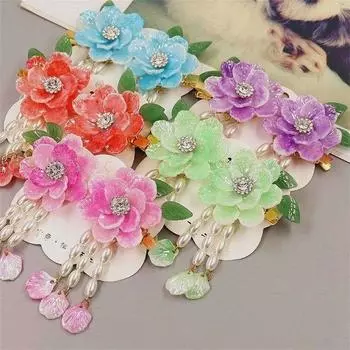 16*18 мм AB разноцветные бусины в виде лепестков капустного листа, 150 шт., материал ручной работы, акрил для изготовления ювелирных изделий, модные с отверстиями разноцветный