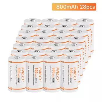 16/20/24/28/30/32 литий-ионные аккумуляторы 16350 белый