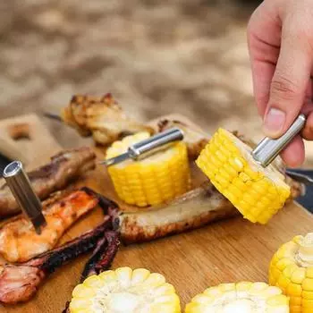 16/20 шт. набор принадлежностей для барбекю из нержавеющей стали, набор принадлежностей для гриля, прочный, нескользящий чёрный