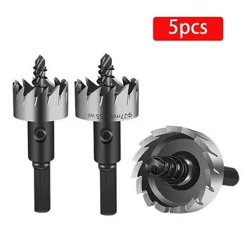 16-30 мм 5 шт. сверло для открывания отверстий из быстрорежущей стали для железной пластины, сверление по металлу из нержавеющей стали, набор ручных инструментов