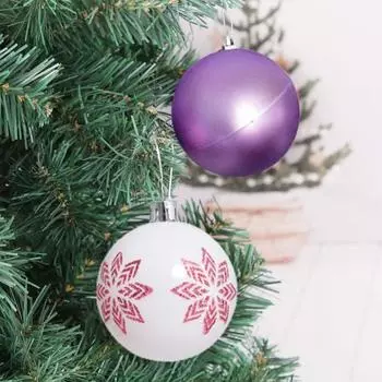 16/44 шт. Рождественские шары, украшения, пластиковая елка, подвесной шар, снежинка, блестки, шар, украшение синий