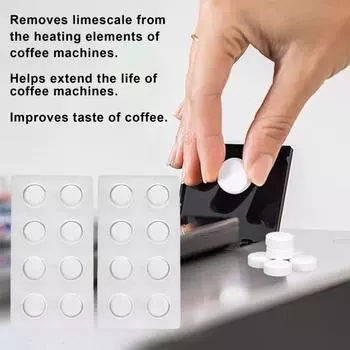 16/48 шт., шипучие чистящие таблетки для кофемашины, глубокая очистка, простота обслуживания, эспрессо-машина 16pcs