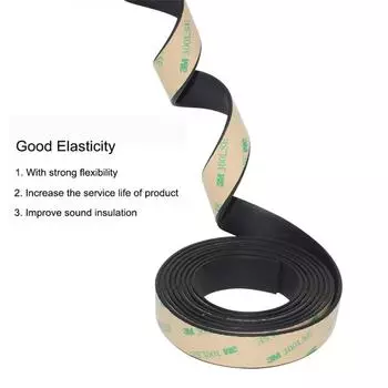 16,4 фута Резиновая уплотнительная лента Автомобиль Внедорожник Лобовое стекло Люк Треугольное окно Кромка