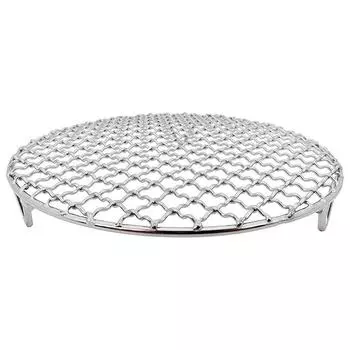 16,5 см многоцелевая круглая металлическая проволочная паровая охлаждающая стойка для барбекю/углеродная сетка для выпечки/гриль/решетка для сковороды аксессуары для барбекю