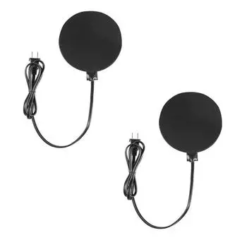 16,5 см водонагреватель для птиц, основание для водонагревателя для кур, 55 Вт, подогреваемое основание для поилки для кур, вилка США, прочный черный цвет