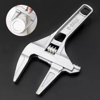 16-68 мм разводной гаечный ключ с большим отверстием, широкий гаечный ключ для гаечного ключа для труб, универсальный инструмент для ремонта, ручные инструменты для кухни и ванной комнаты