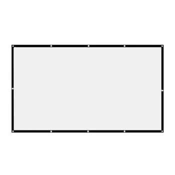 16 9 Простой проекционный занавес 150 дюймов HD-экран для домашнего офиса QDE