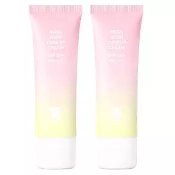 16 Brand Moolbun Tone Up Cream SPF50+ PA+++ 50 мл, светло-персиковый, 2 шт.