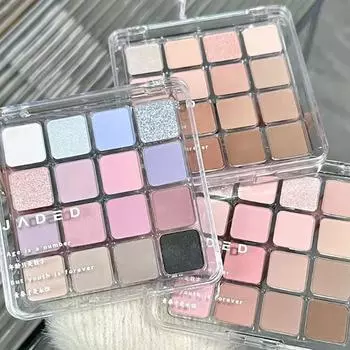 16-цветная пластина для теней для век, тени для век, лоток для макияжа для начинающих, скульптура, косметика для девочек, аксессуары, косметика