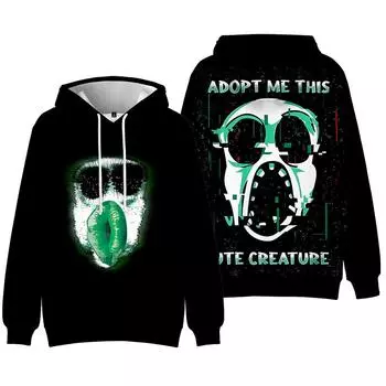 16 цветов, женские и мужские толстовки с рисунком из мультфильма Doors Roblox, с круглым вырезом, толстовки для путешествий, мужской топ, уличная одежда, спортивный костюм для активного отдыха XS коричневый