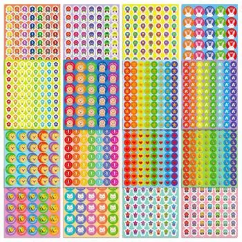 16 Детских Наградных Наклеек, Наклеек для Канцелярских Товаров Студентов, Креативные Мультяшные Милые Призы, Награды Учителя Детского Сада