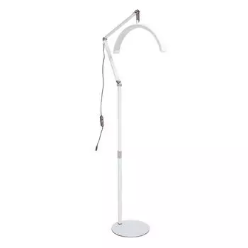 16-дюймовая 20-ваттная лампа Half Moon Fill Light Регулируемая цветовая температура Светодиодная лампа Half Moon для фотосъемки US Plug белый