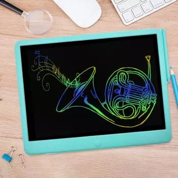 16-дюймовая износостойкая магнитная ручка для рисования, защита глаз, электронный графический планшет, детская игрушечная доска для письма розовый