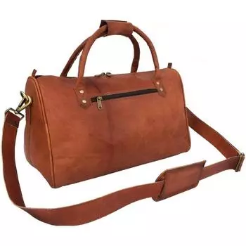 16-дюймовая маленькая винтажная женская большая сумка из натуральной кожи, сумка-кошелек, спортивная сумка через плечо 16 x 9 x 8 in коричневый