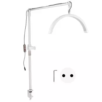 16-дюймовая настольная лампа Half Moon Fill Light 3000K 4500K 6000K Регулируемая цветовая температура Высота