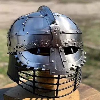 16 Gage Steel Antique Armor Шлем викингов Средневековые доспехи Шлем викингов