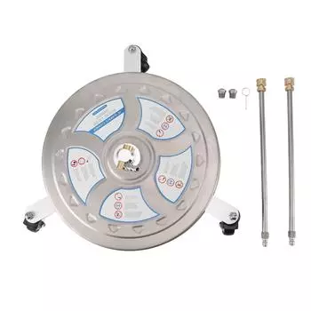 16 Inch Pressure Washer Cleaner Stainless Steel Multifunctional Cleaner for Courtyar