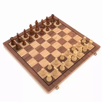 16 Inches Wooden Handcrafted Magnetic Chessboard Set|Tournament-Style Chess Set with Premium Build,Magnetic Pieces 16 INCH