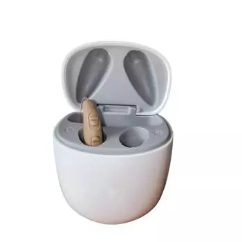 16-канальный цифровой перезаряжаемый слуховой аппарат высокой мощности для пожилых и молодых глухоты, слуховой аппарат, усилитель громкости наушников E6-левое ухо USA PLUG