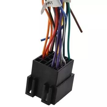 16-контактный адаптер кабеля ISO 16P штекерный разъем для разъема «мама» жгут проводов для автомобильных радиоприемников CHINA